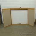 Maple 48 x 48 Enclosed Egan Magnetic Whiteboard